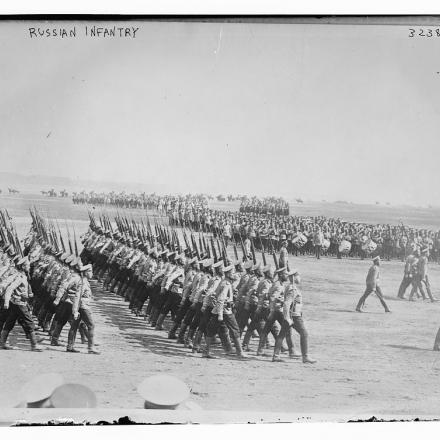 Sfilata della Armata Imperiale Russa. © Congress Library pnp_ggbain.17301
