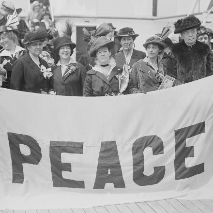 La delegazione britannica al Congresso Internazionale delle Donne del 1915