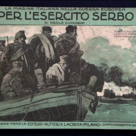 Pubblicazione sul salvataggio dell'esercito serbo. © Ministero della Marina