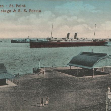 Cartolina del piroscafo SS Persia ad Aden. © Wikipedia - Author unknown - public domain