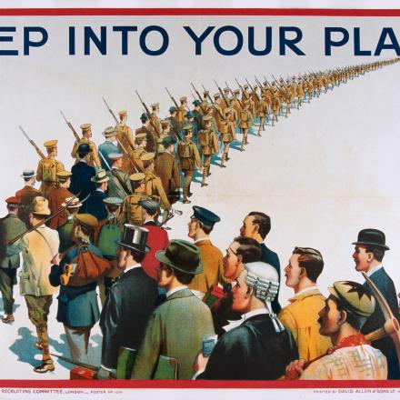 Step Into Your Place - published by the Parliamentary Recruiting Committee - FONTE http://www.army.mod.uk/