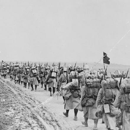 Battaglione di fanteria francese - Fonte Imperial War Museum © IWM (Q 58153)