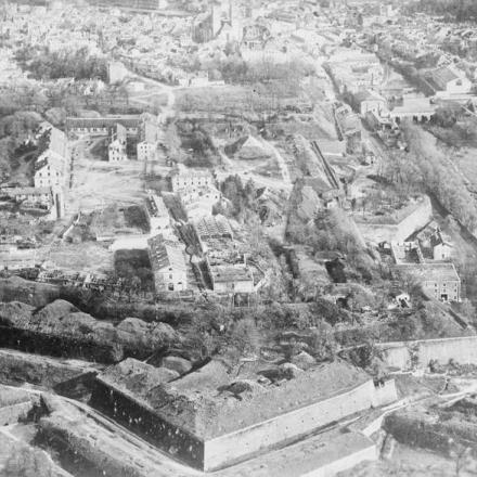 Foto aerea del fronte Est di Verdun - Fonte Imperial War Museum  Q 48890