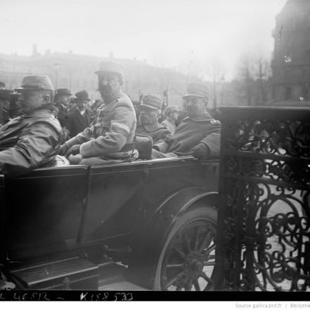 Il Generale Cadorna a Parigi. Fonte: gallica.bnf.fr