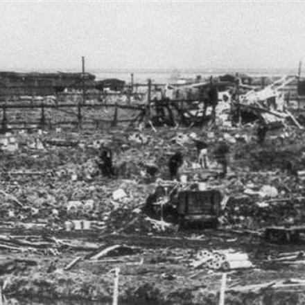 Faversham, 2 aprile 1916. Le conseguenze apocalittiche dell'esplosione. © kentonline.co.uk