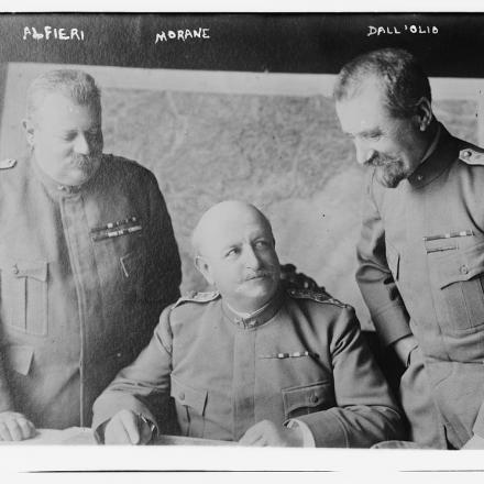 I generali Alfieri, Morrone e Dall'Olio -  Fonte: Le Miroir N° 144