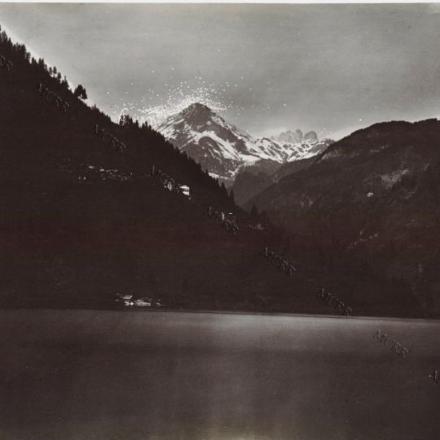 Scoppio di mina sul Col di Lana nella notte del 17 aprile 1916 - Museo Centrale del Risorgimento