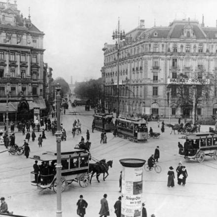 Veduta di Potsdamer Platz 1914. Fonte: Archivio federale tedesco