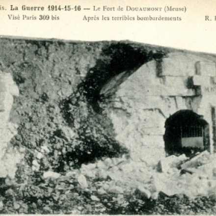 Forte de Douaumont  - Fonte http://verdun2016.centenaire.org/