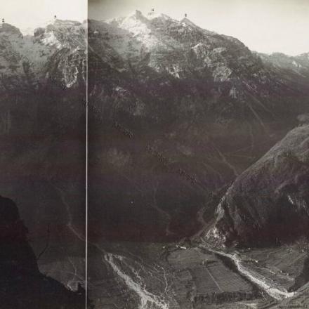 Panorama della Val Sugana - Fonte: Museo Centrale del Risorgimento