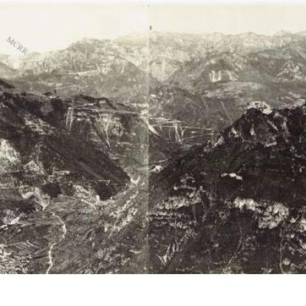 Panorama dal M.te Pria Forà alla Cima di Campolongo. Fonte: Museo Centrale del Risorgimento