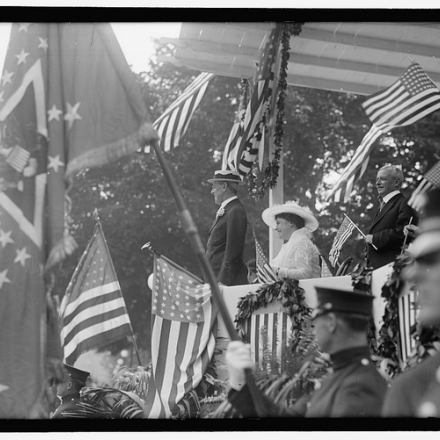 Presidente Wilson partecipa a una parata - Fonte: Library of Congress Digital Id hec 07138