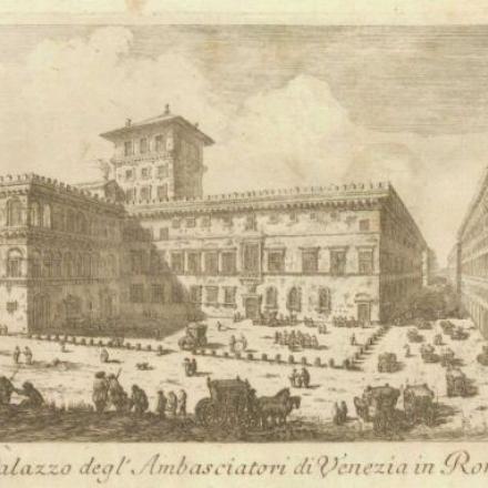 Palazzo Venezia - Fonte: Biblioteca di Archeologia e Storia dell'Arte