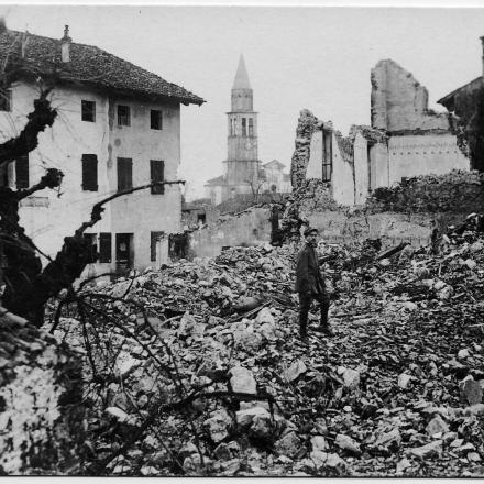 Rovine del paese di Begliano d'Isonzo - Fonte: ©Museo civico del Risorgimento di Bologna