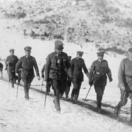 Il generale Erich von Falkenhayn durante la Campagna di Romania - © IWM (Q 23853)