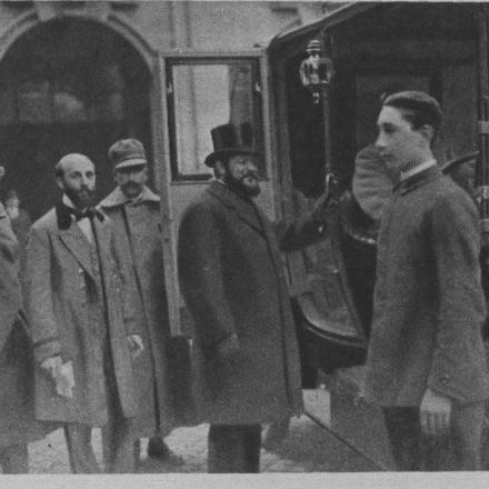 Delegazione francese lascia la conferenza - Fonte: Le Miroir numero 165 Delegazione francese lascia la conferenza - Fonte: Le Miroir numero 165