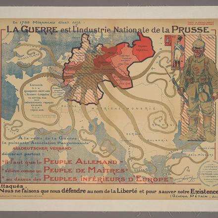 Poster di propaganda francese - Fonte: Immagine di pubblico dominio
