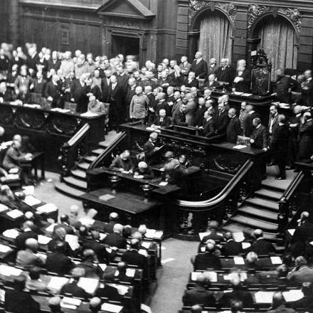 Seduta del Reichstag - 1917