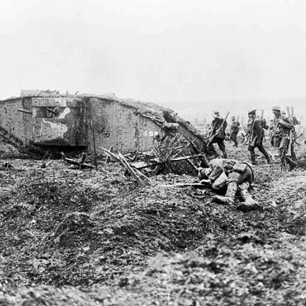 Carro armato canadese a Vimy. Fonte wikipedia 
