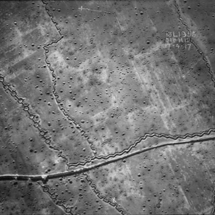 Fronte occidentale, ricognizione aerea del 17 aprile 1917 © IWM (BOX 514-1955-13L-51B-1917)