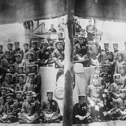 La flotta giapponese arriva nel Mediterraneo 1917 