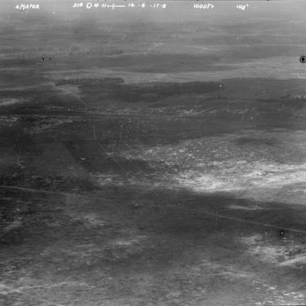 Fronte occidentale, veduta aerea 14 giugno 1917 © IWM (BOX 582-702-11MA-51B-1917