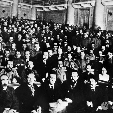 Delegati dei lavoratori e dei soldati russi. 1917