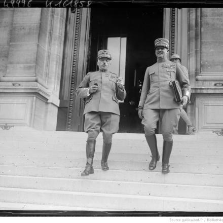 Conferenza alleata, il generale Cadorna al Quai d'Orsay, 25 luglio 1917. © Agence_Rol_btv1b53003420k