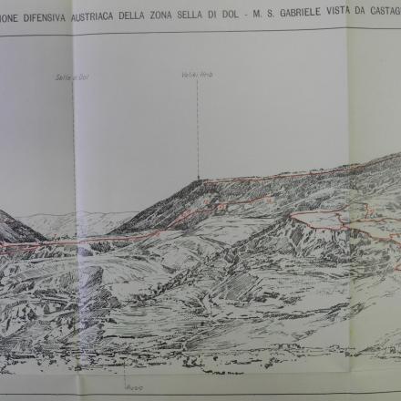 Posizioni austriache Monte Santo e San Gabriele da Castagnevizza. Posizioni austriache Monte Santo e San Gabriele da Castagnevizza. © difesa.esercito.it - Cartografia -  CC BY-NC 4.0 