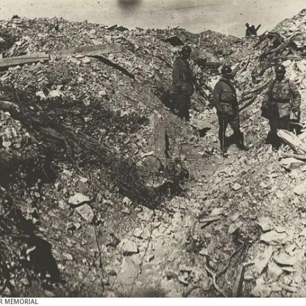 Mort Homme, conquistata quota 304, 24 agosto 1917. © pinterest