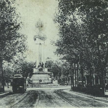 Corso Vittorio praticamente deserto 1917. © Atlante diTorino