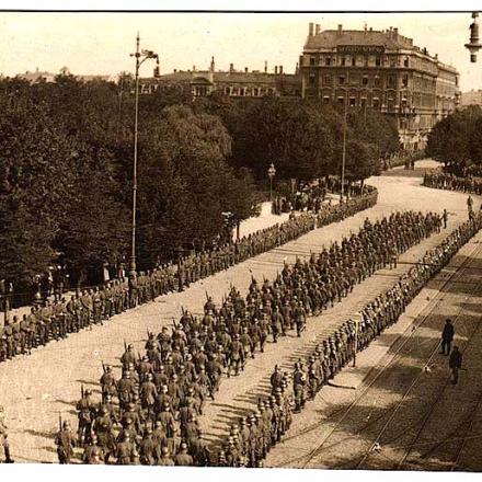 Le truppe tedesche entrano a Riga il 3 settembre 1917