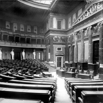 La sala del Parlamento austriaco. ©   österreich nationalbibliothek