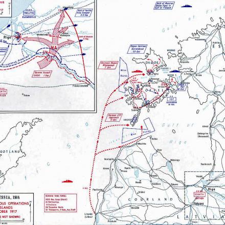 Operazioni anfibie tedesche nelle  isole baltiche 10 - 20 ottobre © United States Military Academy Department of History