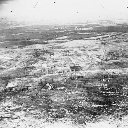 Foresta di Houthulst, foto aerea dell'agosto 1917.  © IWM BOX 7004-28-P9AE-20U-1917