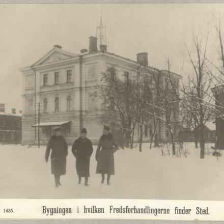 Brest-Litovsk: l'edificio in cui si svolgono i negoziati di pace. © National Library of Denmark CC BY-NC-ND 2.0 object_179366_en