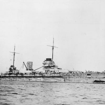 L'incrociatore da battaglia tedesco SMS Goeben. © IWM Q 22325