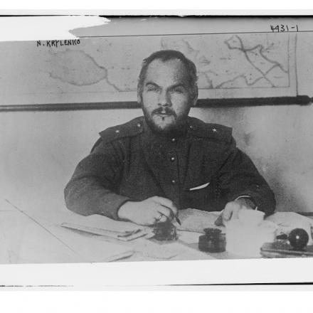 Il Generale Nikolaj Vasil'evič Krilenko  © Congress Library pnp_ggbain.28892
