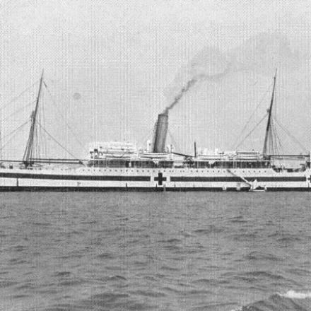 La HMHS Glenart Castle © Beken - wikipedia - public domain