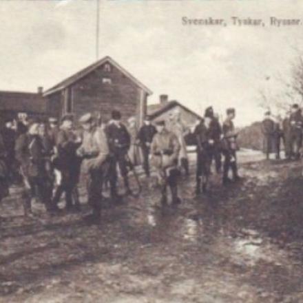 Truppe svedesi, tedesche e russe a Åland. © wikipedia. Author unknown public domain 