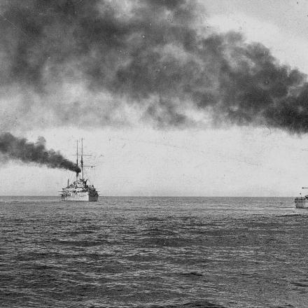 Corazzate russe nel Mar Nero durante la prima guerra mondiale. © wikipedia.en - Author unknown public domain 