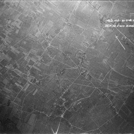 Ricognizione aerea. L’area di Croix Barbée il 21 Maggio 1918