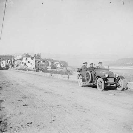 Veduta di Nervesa con il fiume Piave.  © IWM (Q 26124)