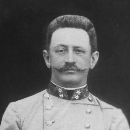 Il Feldmaresciallo Franz Conrad von Hötzendorf messo a riposo il 15 luglio 1918.  Österreichische Nationalbibliothek