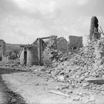 Rovine di Marfaux presa dalla 62a divisione, 23 luglio 1918.