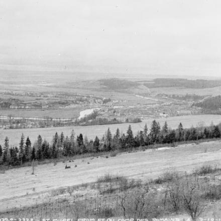 Veduta generale di San Mihiel dal Fort du Camp de Romains, Settembre 1918. © IWM (Q 49854)