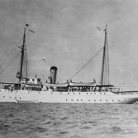 LA U.S.S. Tampa silurata il 26 settembre 1918. U.S. Navy photo NH 1226 