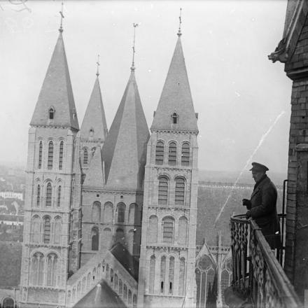 Le torri della cattedrale di Tournai, 9 novembre 1918. © IWM (Q 9659)