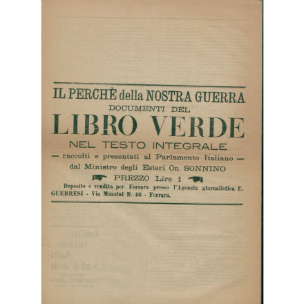 Quarta pagina del Bollettino della guerra del 29 maggio 1915