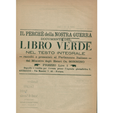 Quarta pagina del Bollettino della guerra del 31 maggio 1915